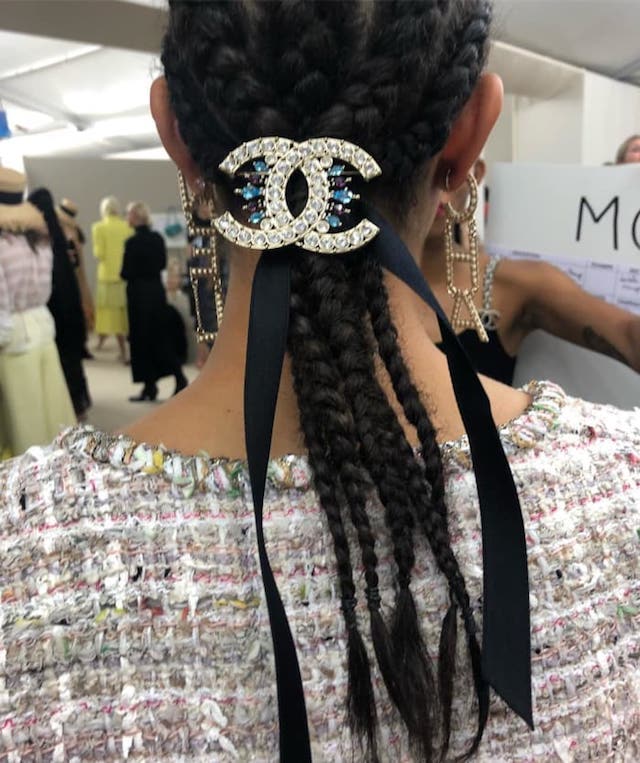 copy her hair: HAIR-WAY PONYTAILS FROM CHANEL'S SPRING RUNWAY