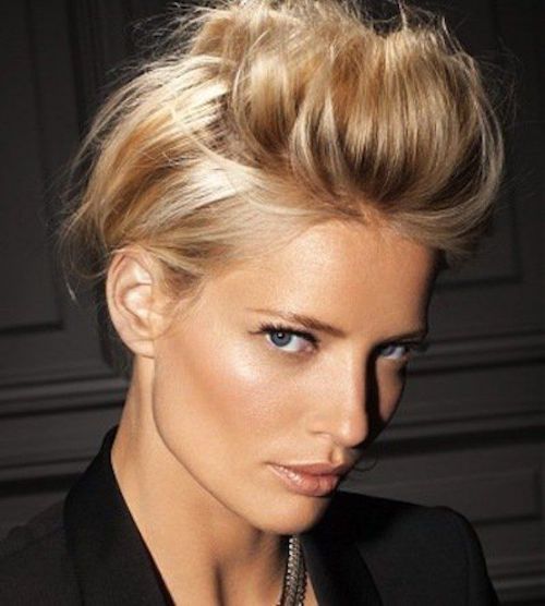 rocker chick hair updo